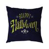 Funda de Almohada de Lino de Halloween Impresión Digital Decoración Festival de Halloween Almohada para Sofá