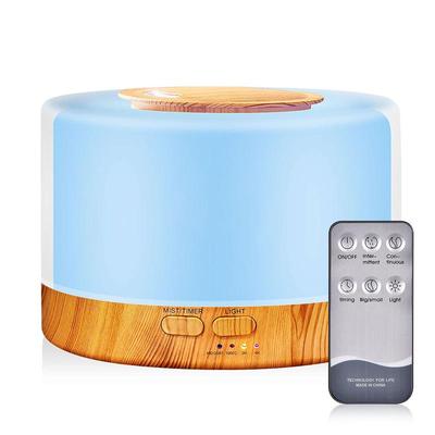 MUJI Wood Grain Ultrasonic Aromatherapy Humidifier 700ML with Remote Control and Air Purifier Function