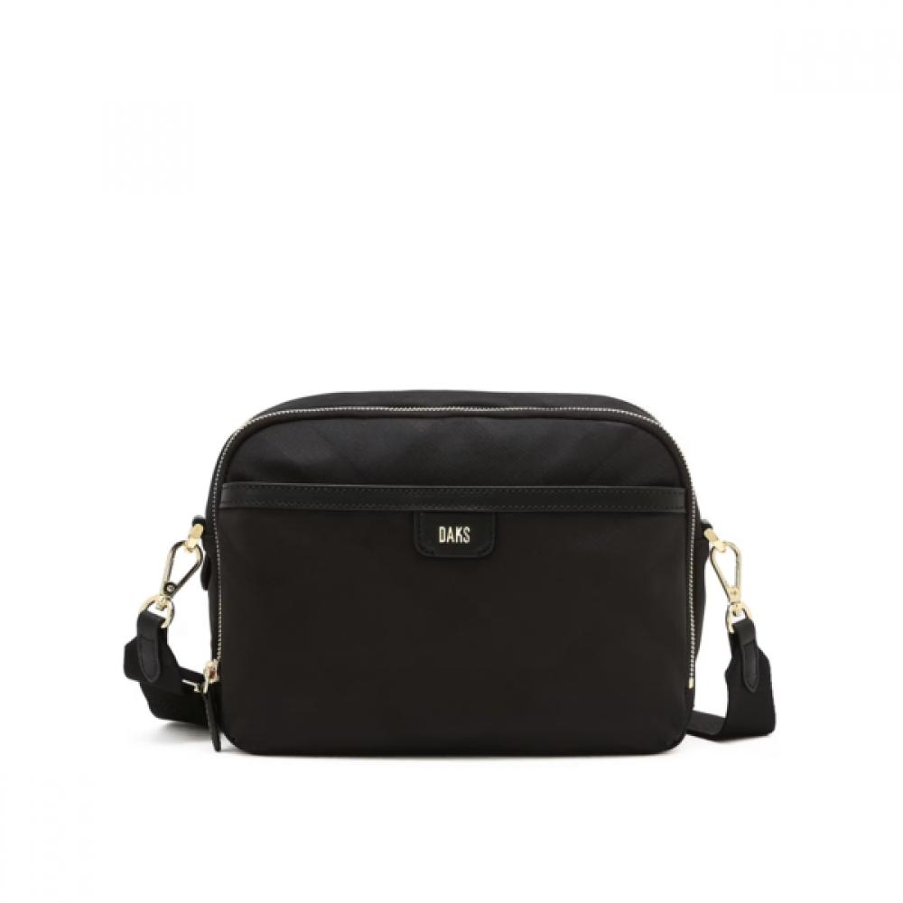 Daks Black Logo Nylon Cross Bag Dcba6e890bk