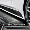 2pcs 5D Carbon Side Skirt Sills Stickers For BMW F21 F30 F31 F32 F15 F16 F10 E60