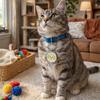 Metal NFC Pet Sensor Pendant Touch To Find Cat Dog Pattern Smart Identity Pendant Smart Sensor Safety Pet Information Card