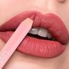Lápis de Lábios Mat à Prova d'Água Duradouro de Madeira Delineador Natural para Lábios Contorno Labial Rosa Nude Maquilhagem 12 Cores