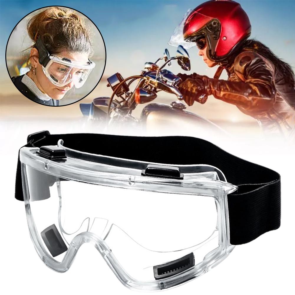 New Motorcycle Safety Goggle Anti Dust Proof Work Lab Protection Safety Eye Industrial Glasses B1A2