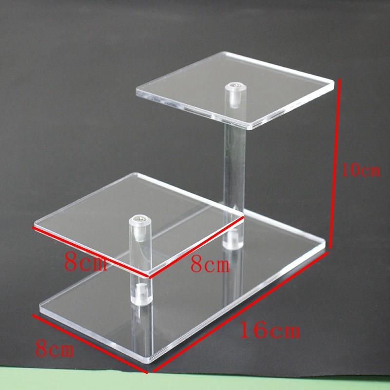 

Simple Acrylic Transparent Staircase Display Rack Handmade Doll Model Decorative Stand Lego Toy Rack Skincare Storage Shelving