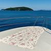 Cream Pink Flowers Quick Drying Bath Towel Microfiber Beach Towel - Light Weight Swimming Camping  Yoga Beach Out