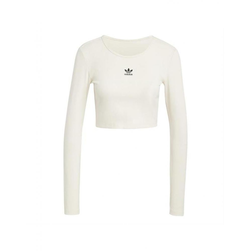 

Adidas Essential Lip Crop Long Sleeve Tee Iy9663 AL