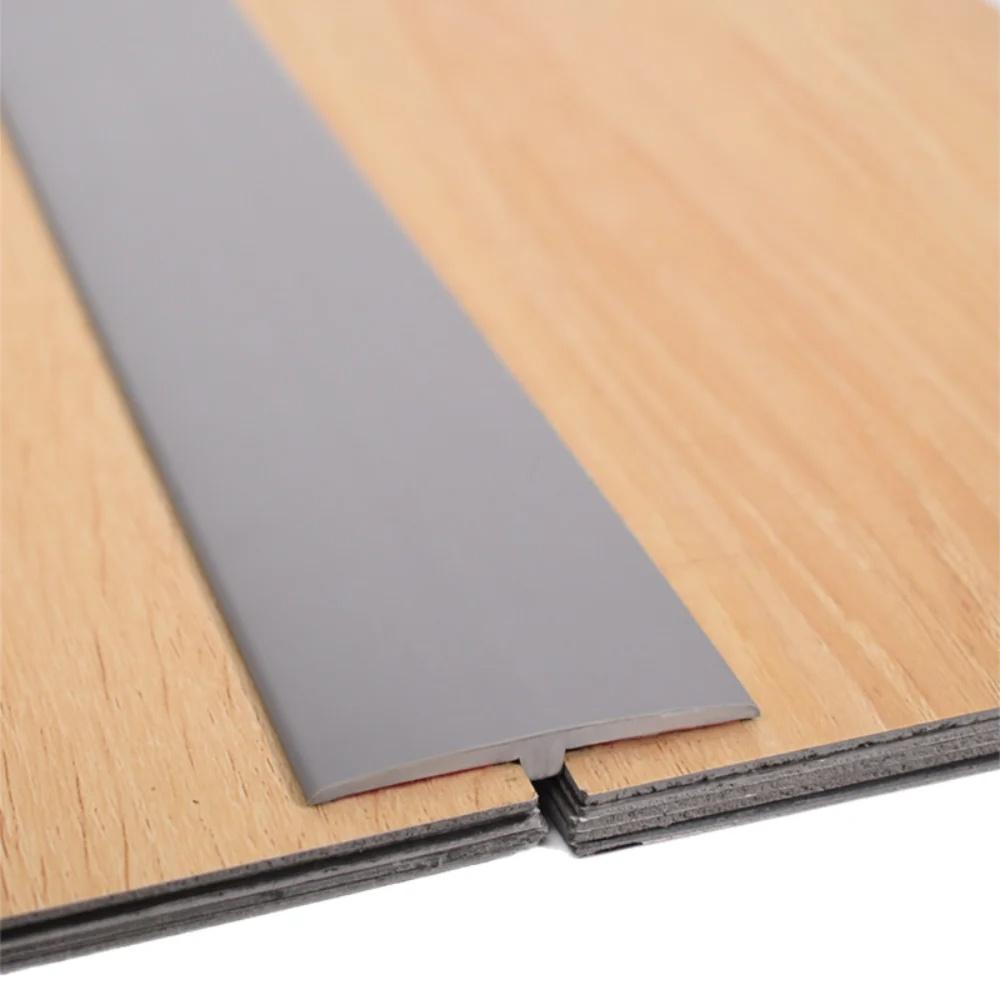 1pc 118.11inX1.97in Carpet To Tile Floor Transition Strip Self Adhesive T-Molding Threshold Household Divider Cover Doorway