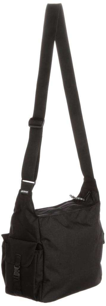 Outdoor Products 61512 Cordura Nylon Umhängetasche, Wickeltasche, A4-Format passt, Schwarz