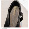 New Korean Style Girls' All-match Round-toe Soft-soled Leather Shoes for Spring and Autumn