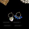 Mid-Century Vintage Stud Earrings: Trendy Literary Style in Light Luxury Fashion