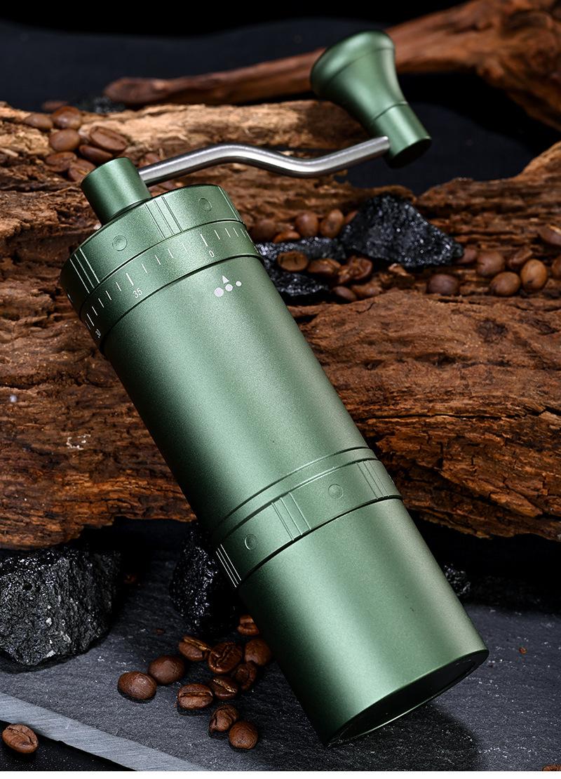 Professional Mini Portable Manual Coffee Grinder External Hand-Cranked Coffee Grinder