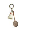 Xiaohongshu Badminton Keychain: Sports Fan Backpack Decor Pendant