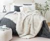 Luxury Fox Fur Throw Blanket Winter Warm Fluffy Soft Blankets Bedspread On the Bed Faux Fur Blanket Plaid Throw for Sofa Towel