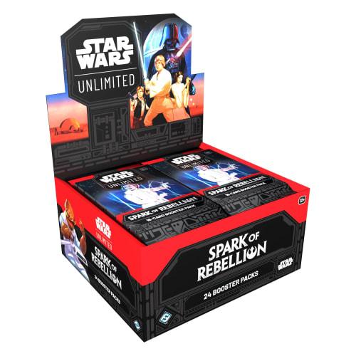 

Star Wars: Unlimited TCG Rebel Spark Booster Display (Set of 24 Booster Packs) - Trading Card Game for Kids & Adults, Ages 12+, 2+ Players, 20 Minutes