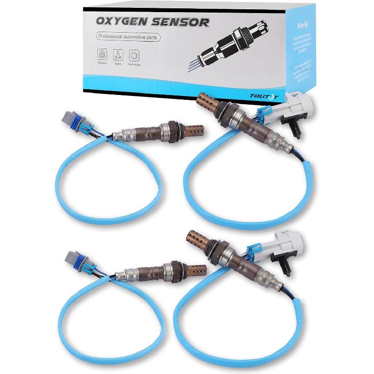 234-4668 234-4256 O2 Oxygen Sensor Up Downstream 4Pcs For 2008-2014 Cadillac Escalade ESV, For Chevrolet/Chevy Avalanche Silverado 1500 2500 3500