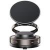 2025 Magnetic Metal Phone Holder with Vacuum Suction Cup for Car Navigation, Foldable and Portable