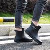 Rain Boots Men's Short Rain Boots Outdoor Wear Leisure Kitchen Non-slip Fishing Shoes Rubber Shoes Waterproof Wear-resistant Boots