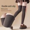 Verdickte Winter Kniehohe Stulpen und Überknie Frotteesocken