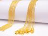 Wholesale 5/10pcs Yellow Gold Plated Rolo Chain Necklace Jewelry 16-30Inch