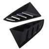Pair of Rear Window Shutter Cover Left Right Stylish Look Weatherproof Proper Fit for BRZ 2021 To 2024 Glossy Black