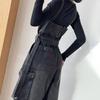 Workwear-style Wide-leg Denim Overalls Women Spring Autumn Design with Retro Halter Jumpsuit Female Shoulder Strap Jeans