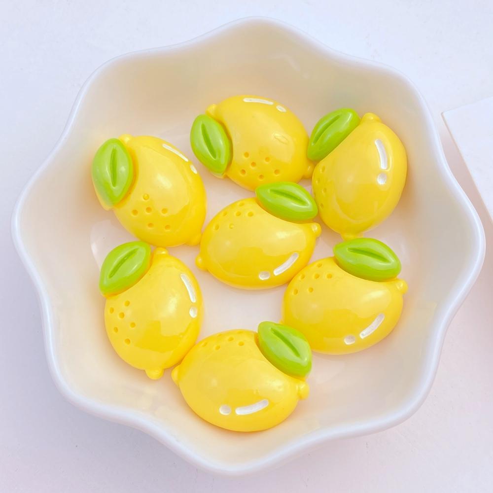 10Pcs New Cute Resin Cherry Strawberry Grape Radish Flat Back Parts Embellishments For Hair Bows Accessories