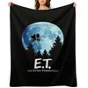 ET The Extra terrestrial The Moon Throw Blanket Vintage Decorative Sofas Bed Thins Blankets