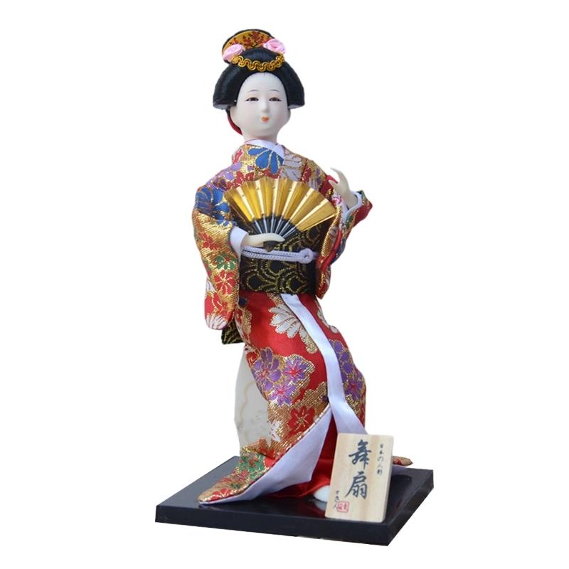 12Inch Handmade Kimono Dolls Ornamentation Ideal For Japanese Cuisines Restaurants And Home Room Authentics Decors