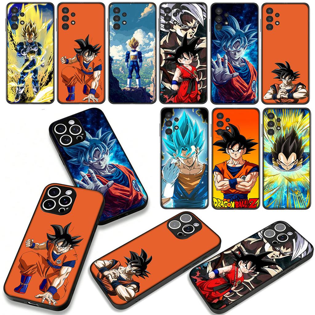 Son Gokus Dragon Vegeta Balls Phone Cover Case for Apple iPhone 16 15 14 Plus 13 12 Mini 17 Pro Max + 16E Air 16+ ProMax Casing