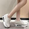 Women's Thick-sole Round-headed Students Increase Plateau Women's Shoes Casual Running Breathable Sneakers Shallow Single Shoes
