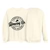 Women's Fashion Round Neck Long Sleeve Solid Color Valentine's Day Letter Top Sweatshirt