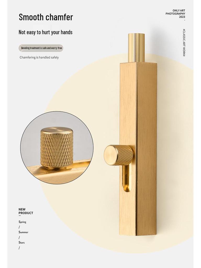 No-Drill Bathroom Door Latch: Simple Lock for Toilet & Sliding Doors