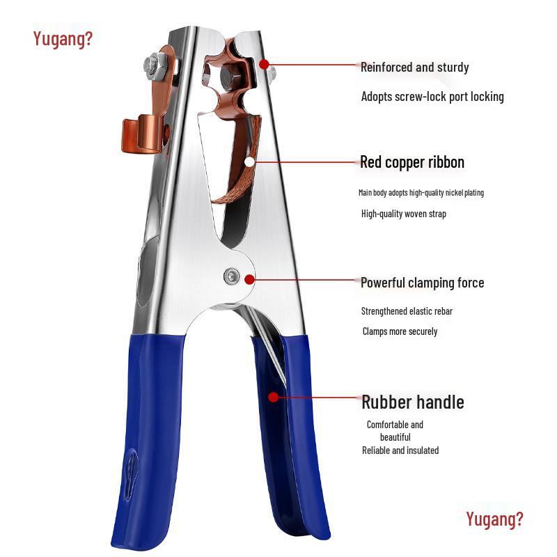Welding Handle Electric Ground Clamp With Argon Arc Pliers And Copper Chuck