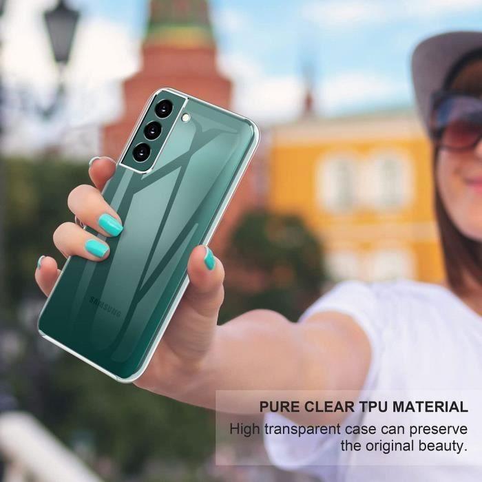Skal - Booling - för Samsung Galaxy S22 - TPU - Stötsäkert - 360° Skydd Transparent