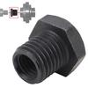 Adapter do uchwytu, wysoka precyzja, M18X2.5 na 1-8TPI, do toczenia drewna