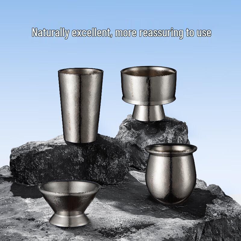 Feijian Pure Titanium Master Kung Fu Tea Cups