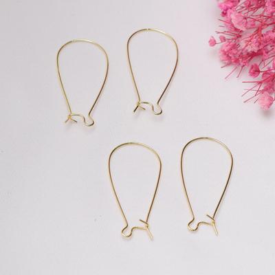 10 Stück Farberhaltend 18 Karat Gold U-förmig DIY Handgefertigt, Zubehör, Nadeln, Materialien