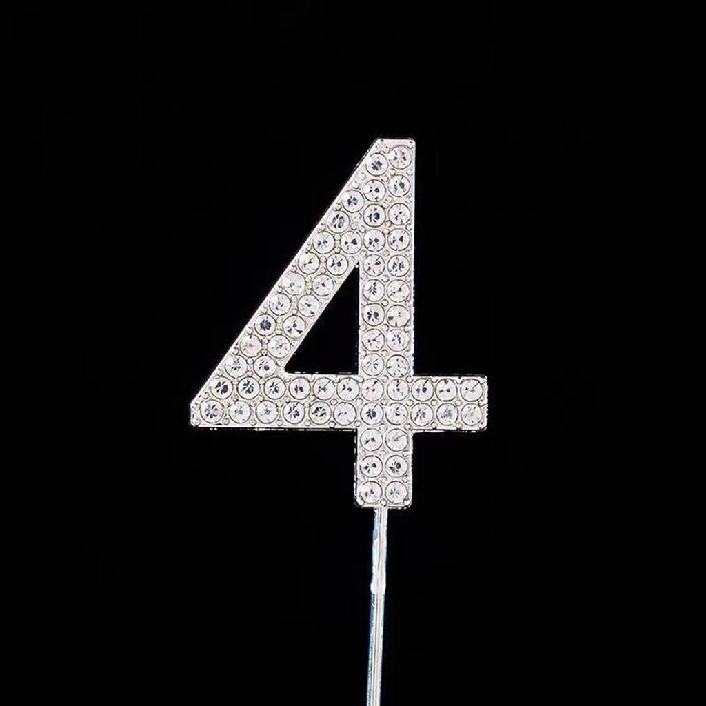 Schöne und elegante digitale Kristall-Digital-Steckfigur, Königin-Göttin Geburtstagstortendekoration, Prinzessin Fee