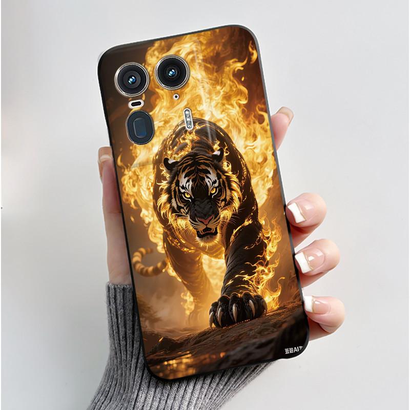 Soft Casing For Motorola Moto Edge 50 Ultra 5G Phone Case Black Matte Silicone Aesthetic Luxury Cute Cool Boys Girls Back Cover