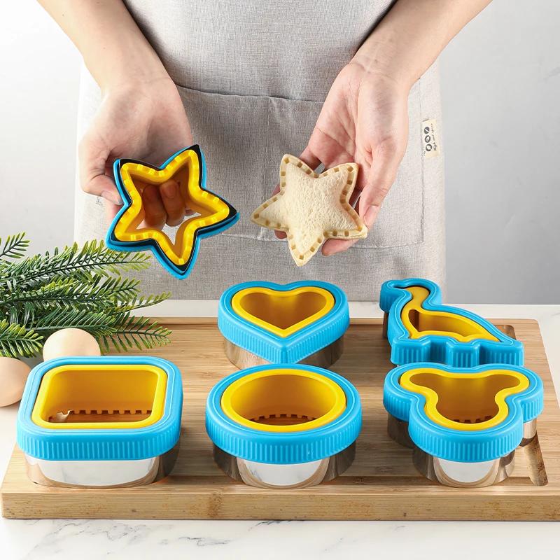 Sandwich Cutting Mold and Sealing Machine Biscuit Cutting Machine Household Kitchen Tools Baking Molds Cutting Kitchen Gadgets