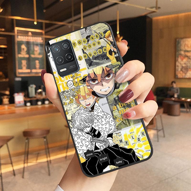 Kimetsu No Yaiba Demon Slayer Hülle für OPPO Realme GT 2 Pro X2 Pro XT C25S 8 7 6 Pro 6i GT Master C3 C21 C21Y C11 X3 SuperZoom