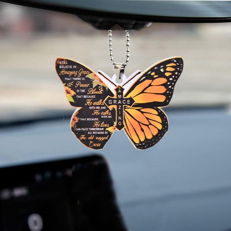 

2D акриловый крест-бабочка, елочные украшения, автомобильное подвесное украшение, интерьер, домашний декор, подвески, подвески на окна, подвеска