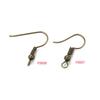 100-200pcs Iron Earring Hooks DIY Earring Findings Earrings Clasps Ear Hooks Earring Wires For Jewelry Making Supplies Wholesale