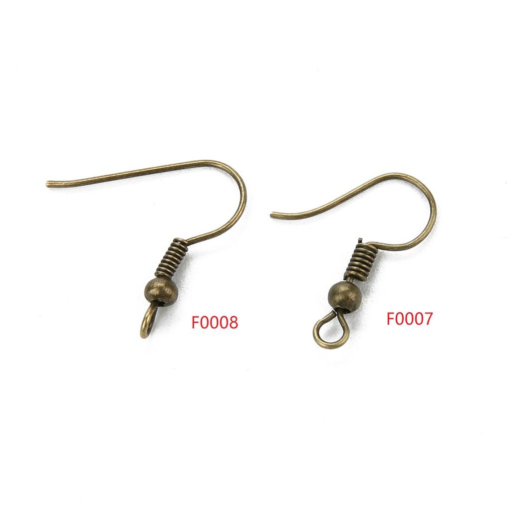 100-200pcs Iron Earring Hooks DIY Earring Findings Earrings Clasps Ear Hooks Earring Wires For Jewelry Making Supplies Wholesale