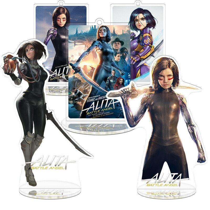 Collectible New Movie Alita Battle Angel Acrylic Model Stand Figure Toy Desk Decor