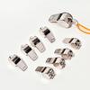 Loud Metal Whistle Team Sport With Rope Strong Sport Whistle Compact Wear Resistant Stainless Steel Whistles Lifeguards