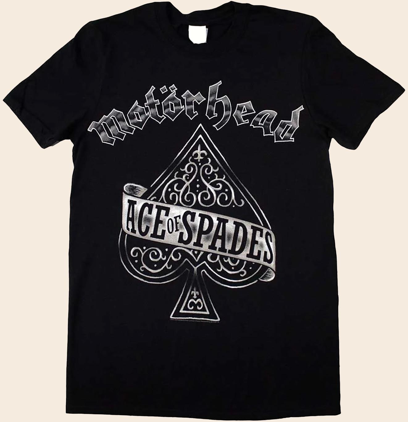 Motorhead Ace of Spades Album Black Unisex T-shirt Size S-5XL S