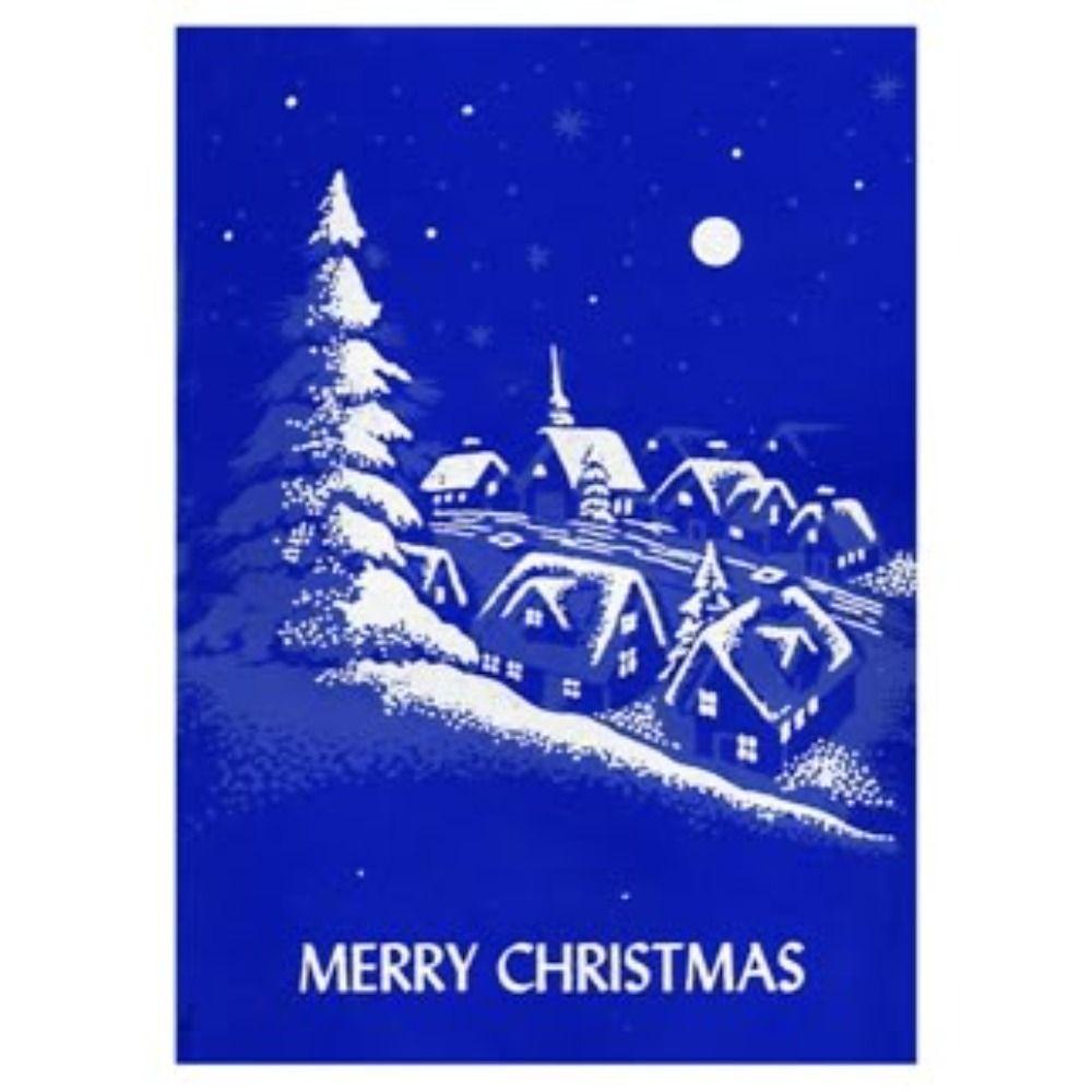 Vintage Christmas Metal Tin Sign Home Festive Wall Decor