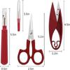 1Set Sewing Seam Ripper Tool Stitch Remover Thread Cutter Seam Rippers Sewing Trimming Scissors for DIY Sewing Accessories