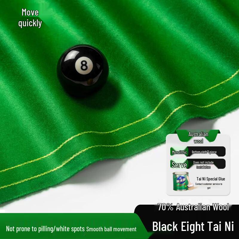 Competition-Grade 9-Foot Billiard Table Cloth Self-Installation